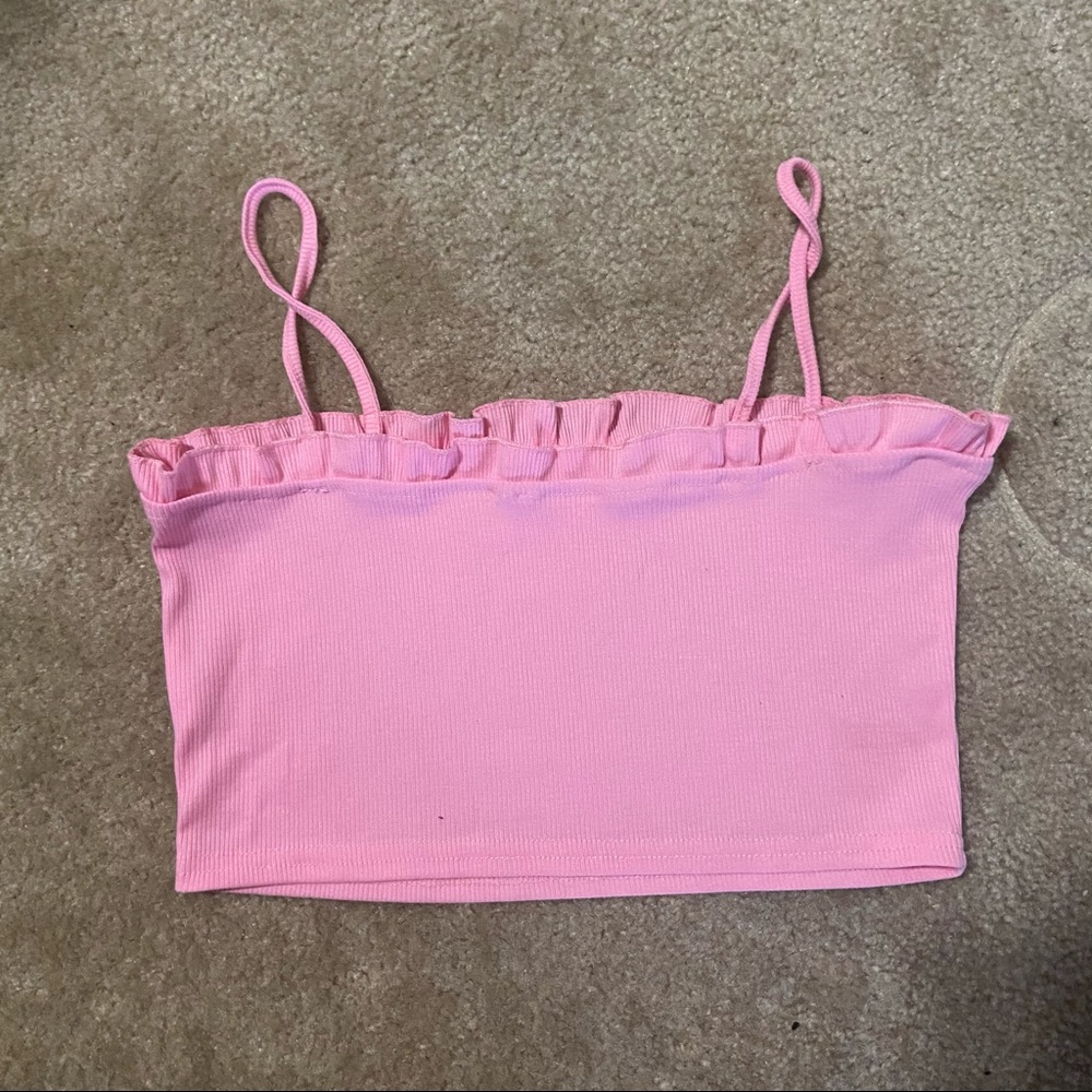 Pink Crop Top